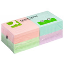 Bloczek samoprzylepny Q-CONNECT Rainbow, 76x76mm, 4x3x100 kart., pastel, mix kolor&oacute;w