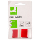 Zak�adki indeksuj�ce Q-CONNECT, PP, 25, 4x43, 7mm, 50 kart., czerwone