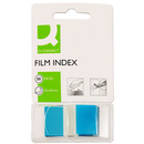 Zak�adki indeksuj�ce Q-CONNECT, PP, 25, 4x43, 7mm, 50 kart., niebieskie