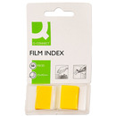 Zak�adki indeksuj�ce Q-CONNECT, PP, 25, 4x43, 7mm, 50 kart., �&oacute;�te