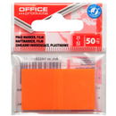 Zak�adki indeksuj�ce OFFICE PRODUCTS, PP, 25x43mm, 1x50 kart., zawieszka, pomara�czowe