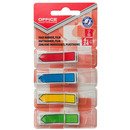 Zak�adki indeksuj�ce OFFICE PRODUCTS, PP, strza�ka, 12x43mm, 4x24 kart., blister, mix kolor&oacute;w