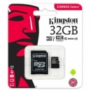 Kingston karta pamici microSDHC Canvas Select CL10 UHS-I | 32 GB | + Adapter