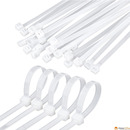 Opaski zaciskowe mix wymiar&oacute;w 300-370x3.6-4.8mm bia�e (100) tretytki trytytki