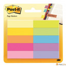 Zak�adki indeksuj�ce POST-IT_ (670-10AB), papier, 12, 7x44, 4mm, 10x50 kart., mix kolor&oacute;w, 3M-UU011061478