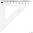 Ekierka szkolna GRAND GR854T 45/10cm przezroczysta 130-1709