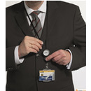 Mechanizm do identyfikator&oacute;w z wyci�gan� ta�m� Czarny JOJO PLUS 822901 DURABLE