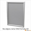 Ramka plakatowa OWZ 25mm profil alu ostre narożniki A3 TZW25/A3BG 2X3