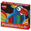 Plastelina dla dzieci Zestaw 6 kolor&oacute;w neonowych MONA St.Majewski