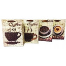 Torebka prezentowa 26x32x10cm A4 KAWA ROZETTE