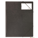 Folder na dok. z gumkami naro�nymi 1-150 kart ek, PCV Czarny 232001 DURABLE (X)