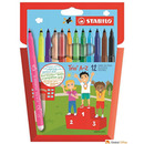 Flamastry trójkątne STABILO TRIO 12szt. A-Z 378/1-12-01