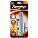 Latarka ENERGIZER Metal + 2szt. baterii AA, srebrna