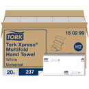 Tork Xpress - Mi�kki r�cznik w sk�adce tr&oacute;jpanelowej, bia�y, 20x237=4740 listk&oacute;w - Universal