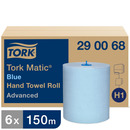 Tork Matic - R�cznik w roli, niebieski, celuloza + makulatura - 150 m