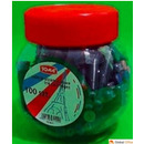 Naboje atramentowe, niebieskie, s�oik 100 szt. niebieski TO-611 02 Toma