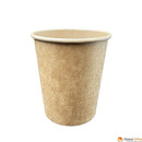 Kubek papierowy KRAFT 250ml br�zowy (100) 27253