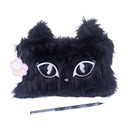 Pi&oacute;rnik saszetka KEYROAD Memoris Fluffy, kot, w�ochata, czarna