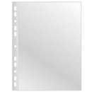 Koszulki na dokumenty Q-CONNECT, poszerzane, PP, A4, groszkowe, 40mikr., 50szt.