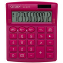 Kalkulator biurowy CITIZEN SDC-812NRPKE, 12-cyfrowy, 127x105mm, róowy