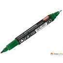 Pisak do CD, 2-stronny, ko�c&oacute;wki cienkie 0, 5 i 0, 8mm, zielony TO-321 Toma