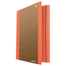Teczka z gumką DONAU Life, Karton, A4, 500gsm, 3-skrz., pomarańczowy