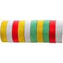 Ta�ma brokatowa samoprzylepna 12mm x 3m mix 10 kolor&oacute;w TBS-6854 ALIGA