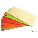 Przekadki , karton, 1/3 A4, 235x105mm, 100szt., mix kolorów, typu OFFICE PRODUCTS 21070035-99