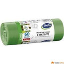 Worki do segregacji SZK�O zielone z uszami LDPE 35l (20szt.) STELLA 032198