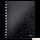 Ko�onotatnik w kratk� A4 PP Leitz WOW, czarny 46380095