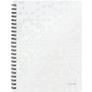 Ko�onotatnik LEITZ WOW A4 80k PP kratka bia�y 46380001