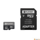 Karta pami�ci Micro SDhc + adapter 32GB class10 UIII 90MB/s Platinet PMMSD32UIII