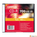 Pyta OMEGA CD-R 700MB 52X SLIM CASE (1) OMS1 (X)