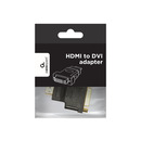 GEMBIRD A-HDMI-DVI-3 Gembird adapter HDMI(M) - DVI-D(F)(24+1) Single link, czarny [Towar z magazynu zewntrznego (na specjalne zamwienie). Towar nie podlega zwrotowi. Czas oczekiwania do 5 dni roboczych.]