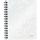 Ko�onotatnik w kratk� A5 PP Leitz WOW, bia�y 46410001
