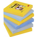 Bloczek samoprzylepny POST-IT® Super Sticky (654-6SS-NY), 76x76mm, 6x90 kart., new york