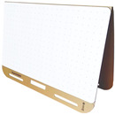 Blok samoprzylepny do flichart&oacute;w STIKKIESFLIP bia�y w kropki teczka kartonowa 50k 70x42cm MB002 MEMOBE