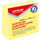 Mini kostka samoprzylepna OFFICE PRODUCTS, 50x50mm, 1x250 kart., pastel, jasno�&oacute;�ta