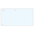 Przek�adki OFFICE PRODUCTS, karton, 1/3 A4, 240x105mm, 100szt., bia�e