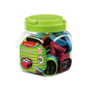 Temper&oacute;wka KEYROAD Rubber, plastikowa, podw&oacute;jna, pakowane w tub�, mix kolor&oacute;w