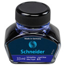 Atrament do pi&oacute;r SCHNEIDER, szklany ka�amarz, 33ml, niebieski