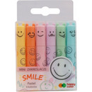 Zakre�lacze mini SMILE 6 kolor&oacute;w pastelowych HA 4130 02PA-WP6 Happy Color