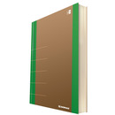 Notatnik DONAU Life, organizer, 165x230mm, 80 kart., zielony