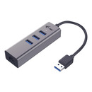 ITEC U3METALG3HUB i-tec USB 3.0 Metal 3 port HUB Gigabit Ethernet 1x USB 3.0 do RJ-45 3x USB 3.0 [Towar z magazynu zewntrznego (na specjalne zamwienie). Towar nie podlega zwrotowi. Czas oczekiwania do 5 dni roboczych.]