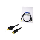 LOGILINK CH0022 LOGILINK Kabel HDMI-Mini HDMI, wersja Gold, d. 1,5m [Towar z magazynu zewntrznego (na specjalne zamwienie). Towar nie podlega zwrotowi. Czas oczekiwania do 5 dni roboczych.]