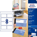 Wizyt&oacute;wki Quick&Clean C32015-10 85 x 54 10ark. 260 g, matowe, bia�e, Avery Zweckform (X)