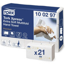 Rcznik ZZ TORK 21,2x34cm (21x100) H2 biay 2w celuloza PREMIUM Extra SOFT 100297