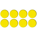 Magnesy do tablic �&oacute;�te wypuk�e 20mm (8szt.) GM300-PY8 TETIS