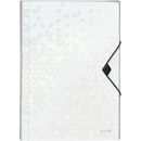 Teczka z 6 przegr&oacute;dkami PP Leitz WOW, bia�a 45890001