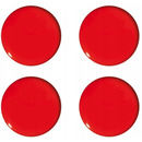 Magnesy do tablic czerwone 40mm (4szt.) GM402-C4 TETIS